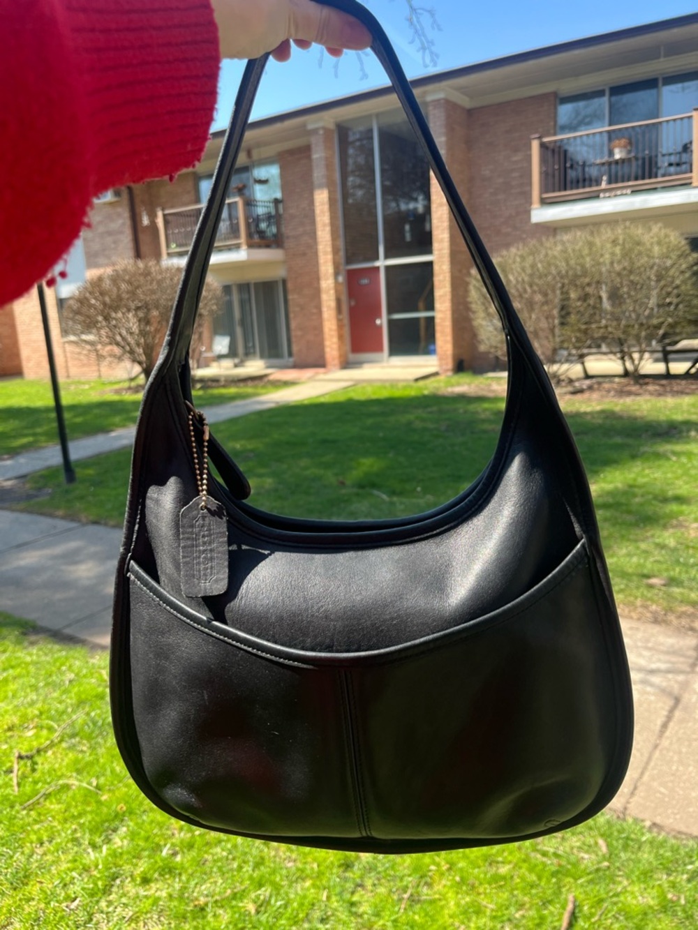 Vintage Coach Ergo Pocket Zip 9033 - Black